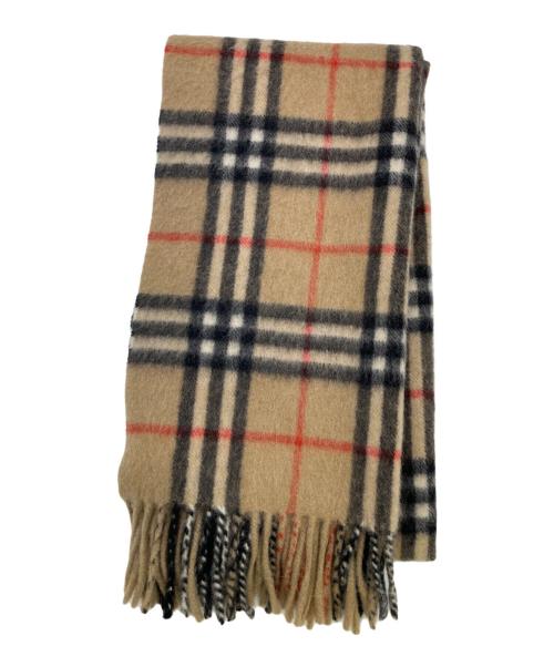 Burberry's（バーバリー）Burberry's (バーバリー) カシミヤマフラー ベージュの古着・服飾アイテム