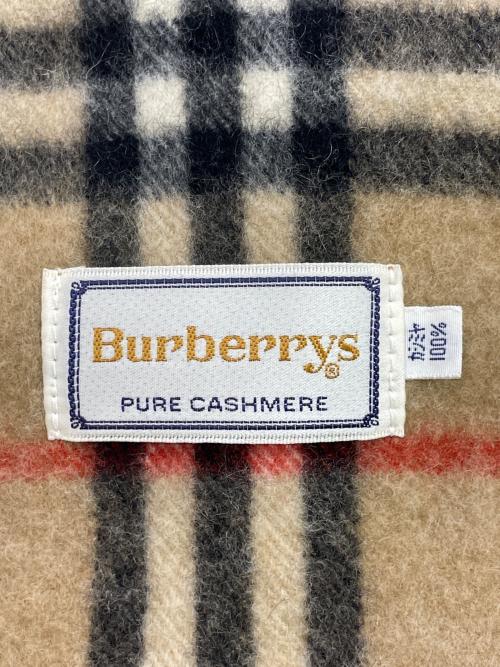 Burberry's（バーバリー）Burberry's (バーバリー) カシミヤマフラー ベージュの古着・服飾アイテム
