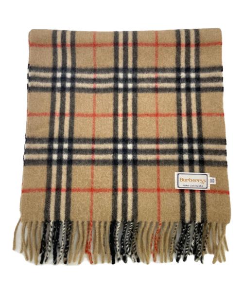 Burberry's（バーバリー）Burberry's (バーバリー) カシミヤマフラー ベージュの古着・服飾アイテム