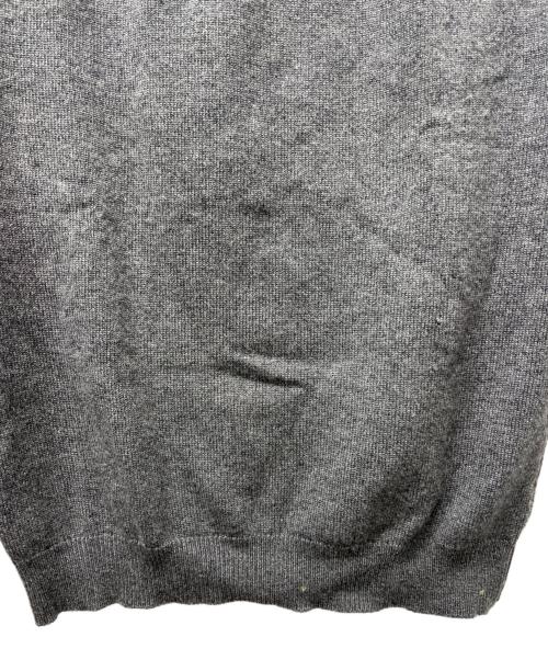 Saint Laurent Paris（サンローランパリ）Saint Laurent Paris (サンローランパリ) エルボーパッチカシミヤニット グレー サイズ:Ｓの古着・服飾アイテム