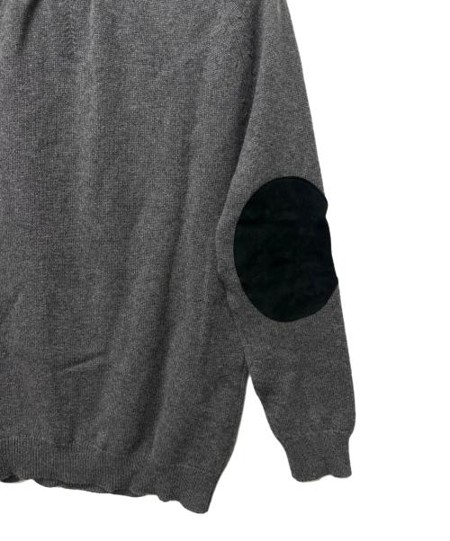 Saint Laurent Paris（サンローランパリ）Saint Laurent Paris (サンローランパリ) エルボーパッチカシミヤニット グレー サイズ:Ｓの古着・服飾アイテム