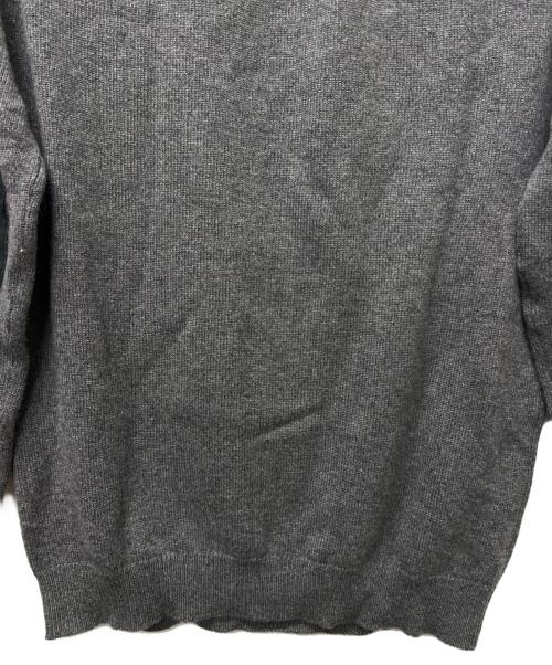Saint Laurent Paris（サンローランパリ）Saint Laurent Paris (サンローランパリ) エルボーパッチカシミヤニット グレー サイズ:Ｓの古着・服飾アイテム