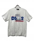 DSQUARED2ディースクエアード）の古着「半袖Tシャツ」｜ホワイト
