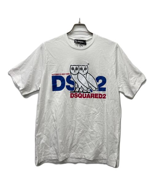 DSQUARED2（ディースクエアード）DSQUARED2 (ディースクエアード) 半袖Tシャツ ホワイト サイズ:Ｓの古着・服飾アイテム