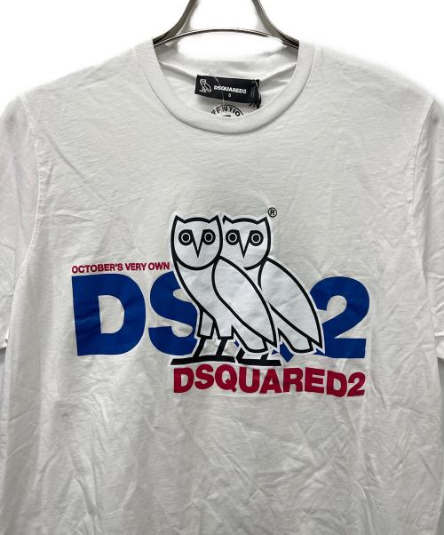 DSQUARED2（ディースクエアード）DSQUARED2 (ディースクエアード) 半袖Tシャツ ホワイト サイズ:Ｓの古着・服飾アイテム