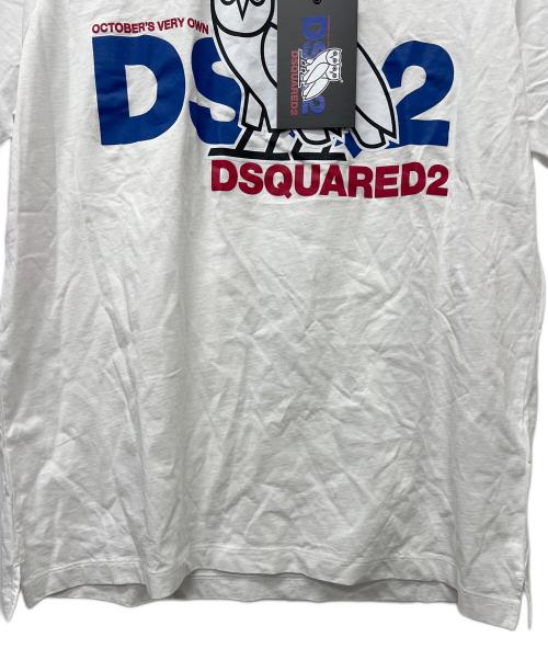 DSQUARED2（ディースクエアード）DSQUARED2 (ディースクエアード) 半袖Tシャツ ホワイト サイズ:Ｓの古着・服飾アイテム