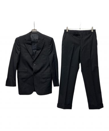 ✨バーバリー✨セットアップスーツ　ＢＢ５　黒　スーパー１２０ｓ　Burberry 中古・古着通販】BURBERRY BLACK LABEL (バーバリーブラックレーベル