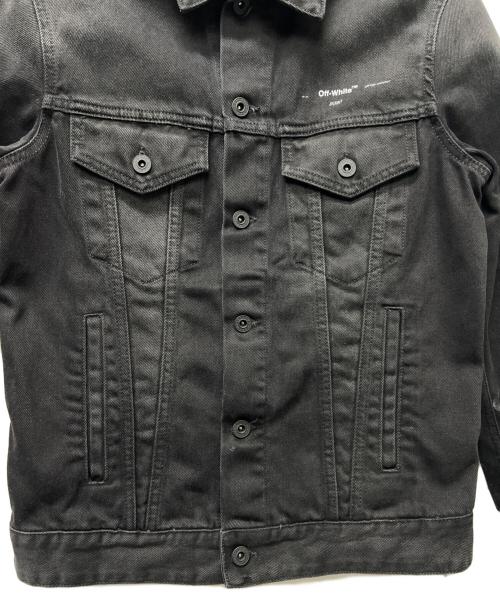 OFFWHITE（オフホワイト）OFFWHITE (オフホワイト) Tape Arrow Denim Jacket ブラック サイズ:Ｓの古着・服飾アイテム