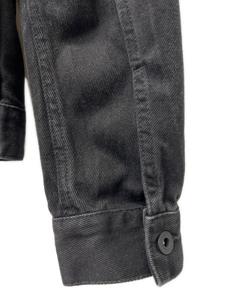 OFFWHITE（オフホワイト）OFFWHITE (オフホワイト) Tape Arrow Denim Jacket ブラック サイズ:Ｓの古着・服飾アイテム