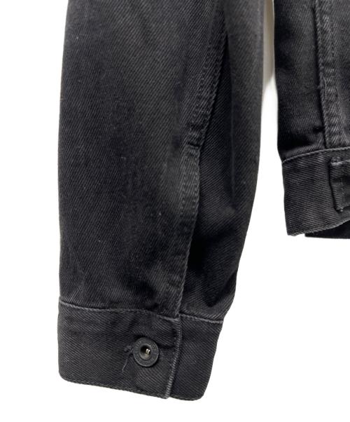 OFFWHITE（オフホワイト）OFFWHITE (オフホワイト) Tape Arrow Denim Jacket ブラック サイズ:Ｓの古着・服飾アイテム