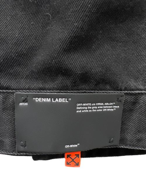 OFFWHITE（オフホワイト）OFFWHITE (オフホワイト) Tape Arrow Denim Jacket ブラック サイズ:Ｓの古着・服飾アイテム