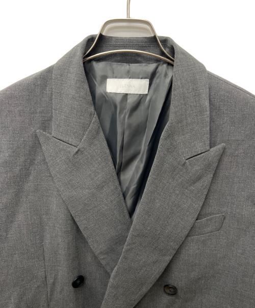 LUENNA（ルエナ）LUENNA (ルエナ) オーバーサイズ ダブルブレステッド ジャケット グレー サイズ:Ｍの古着・服飾アイテム