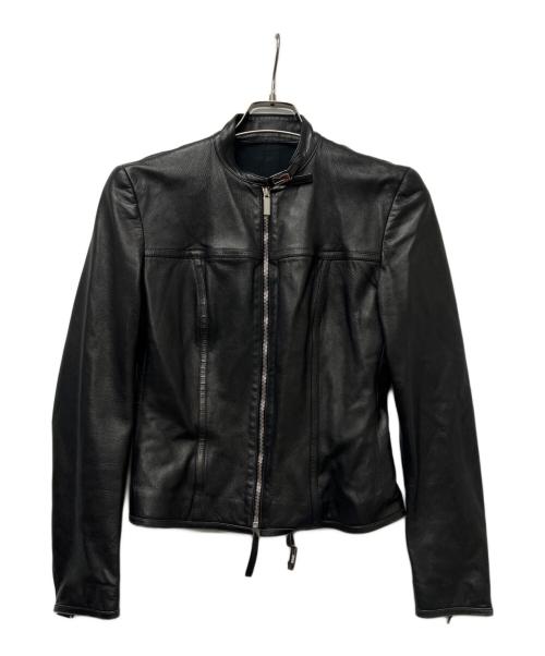 GUCCI（グッチ）GUCCI (グッチ) ライダースジャケット ブラック サイズ:４０の古着・服飾アイテム