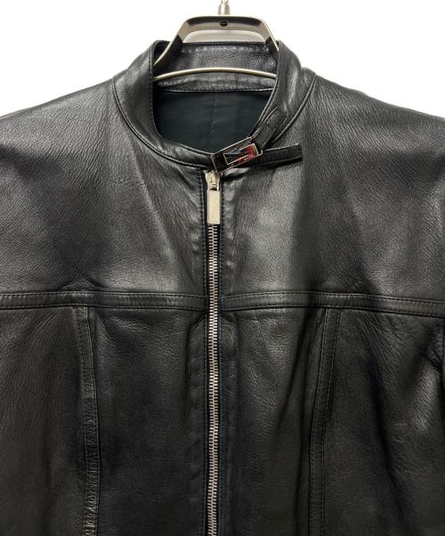 GUCCI（グッチ）GUCCI (グッチ) ライダースジャケット ブラック サイズ:４０の古着・服飾アイテム