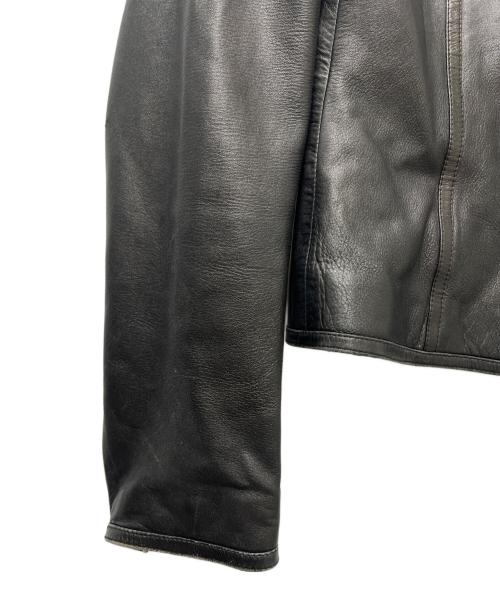 GUCCI（グッチ）GUCCI (グッチ) ライダースジャケット ブラック サイズ:４０の古着・服飾アイテム