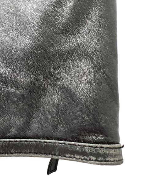 GUCCI（グッチ）GUCCI (グッチ) ライダースジャケット ブラック サイズ:４０の古着・服飾アイテム