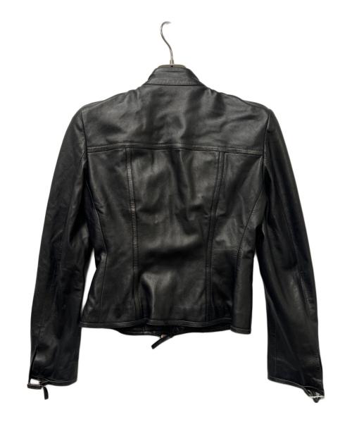 GUCCI（グッチ）GUCCI (グッチ) ライダースジャケット ブラック サイズ:４０の古着・服飾アイテム