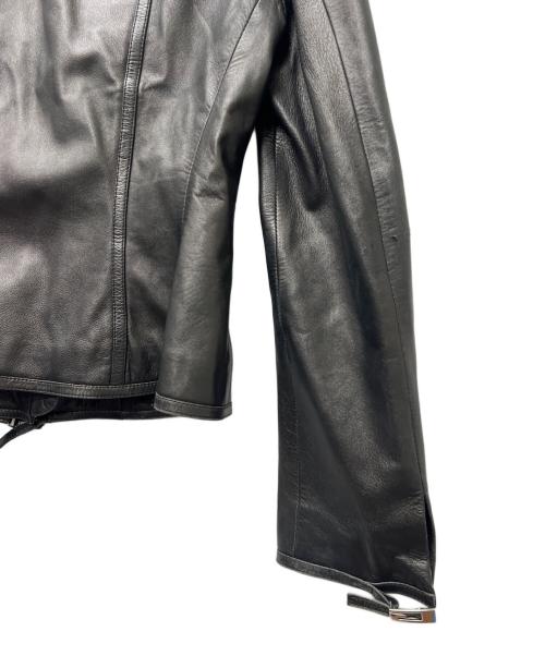 GUCCI（グッチ）GUCCI (グッチ) ライダースジャケット ブラック サイズ:４０の古着・服飾アイテム