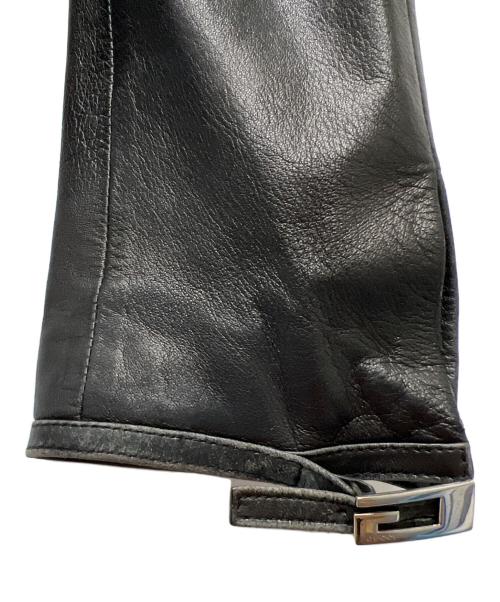 GUCCI（グッチ）GUCCI (グッチ) ライダースジャケット ブラック サイズ:４０の古着・服飾アイテム