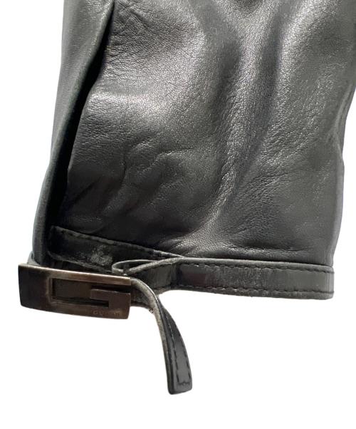 GUCCI（グッチ）GUCCI (グッチ) ライダースジャケット ブラック サイズ:４０の古着・服飾アイテム