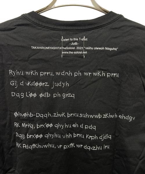 TAKAHIROMIYASHITA TheSoloIst.（タカヒロミヤシタ ザソロイスト）TAKAHIROMIYASHITA TheSoloIst. (タカヒロミヤシタ ザソロイスト) 半袖Tシャツ ブラック サイズ:５０の古着・服飾アイテム
