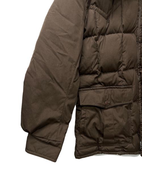 TEMPCO（テンプコ）TEMPCO (テンプコ) ファー衿ダウンジャケット ブラウン サイズ:４８の古着・服飾アイテム