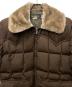 TEMPCO (テンプコ) ファー衿ダウンジャケット ブラウン サイズ:４８：15000円