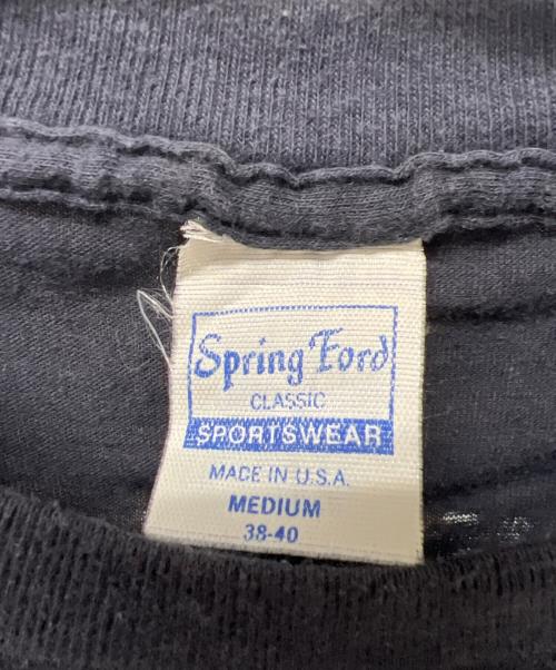 Spring Ford（スプリング フォード）Spring Ford (スプリング フォード) 半袖カットソー ブラック サイズ:Mの古着・服飾アイテム