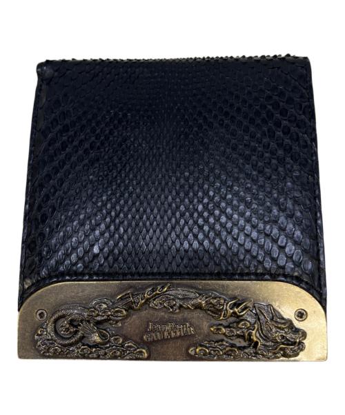 Jean Paul GAULTIER（ジャンポールゴルチェ）Jean Paul GAULTIER (ジャンポールゴルチェ) 2つ折り財布 ブラックの古着・服飾アイテム