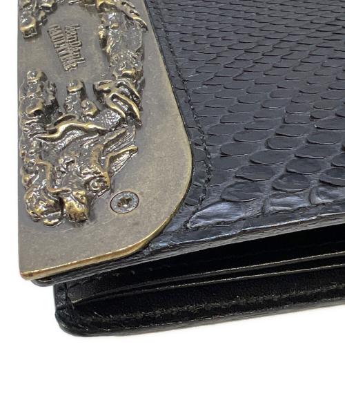 Jean Paul GAULTIER（ジャンポールゴルチェ）Jean Paul GAULTIER (ジャンポールゴルチェ) 2つ折り財布 ブラックの古着・服飾アイテム