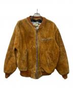 WILD BUNCHワイルドバンチ）の古着「スウェードブルゾン」｜ブラウン