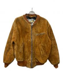 WILD BUNCH（ワイルドバンチ）の古着「スウェードブルゾン」｜ブラウン