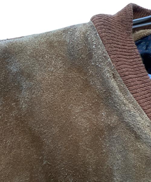 WILD BUNCH（ワイルドバンチ）WILD BUNCH (ワイルドバンチ) スウェードブルゾン ブラウン サイズ:Ｌの古着・服飾アイテム