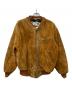 WILD BUNCH（ワイルドバンチ）の古着「スウェードブルゾン」｜ブラウン