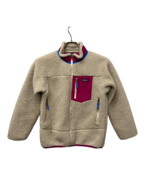 Patagonia（パタゴニア）Patagonia (パタゴニア) RETRO-X JACKET ベージュ×ピンク サイズ:Ｌの古着・服飾アイテム