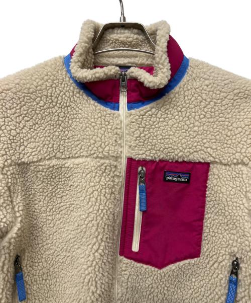 Patagonia（パタゴニア）Patagonia (パタゴニア) RETRO-X JACKET ベージュ×ピンク サイズ:Ｌの古着・服飾アイテム