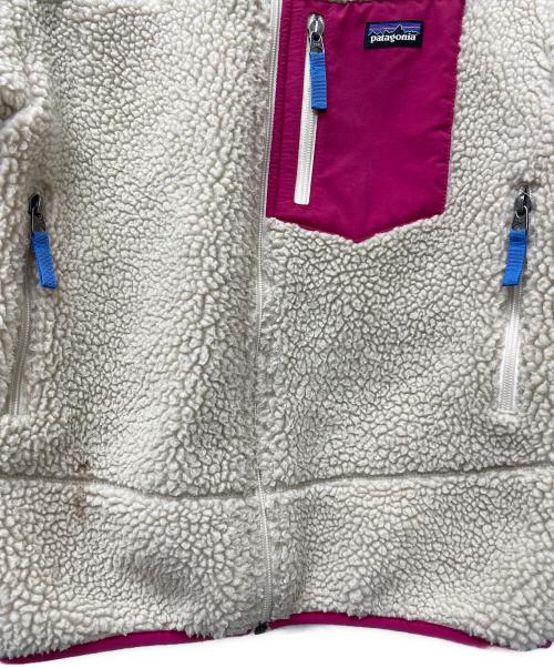 Patagonia（パタゴニア）Patagonia (パタゴニア) RETRO-X JACKET ベージュ×ピンク サイズ:Ｌの古着・服飾アイテム
