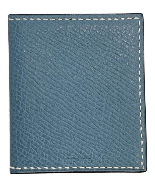 HERMES（エルメス）HERMES (エルメス) ミニフォトケース ブルーの古着・服飾アイテム