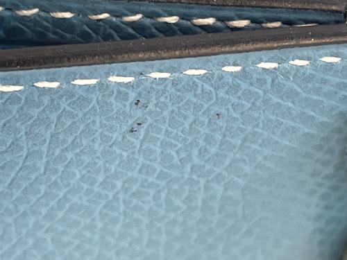 HERMES（エルメス）HERMES (エルメス) ミニフォトケース ブルーの古着・服飾アイテム