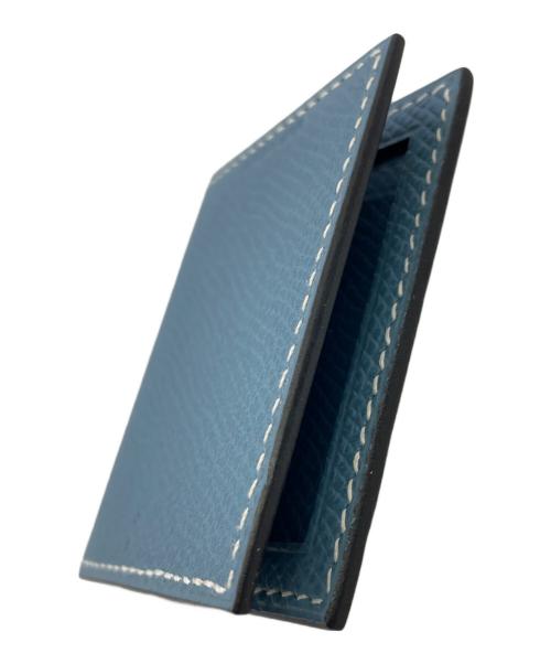 HERMES（エルメス）HERMES (エルメス) ミニフォトケース ブルーの古着・服飾アイテム