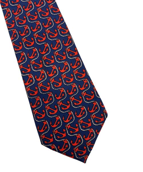 HERMES（エルメス）HERMES (エルメス) ネクタイ ネイビー サイズ:-の古着・服飾アイテム