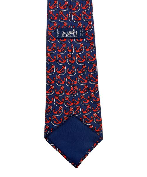 HERMES（エルメス）HERMES (エルメス) ネクタイ ネイビー サイズ:-の古着・服飾アイテム