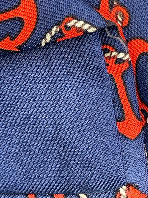 HERMES（エルメス）HERMES (エルメス) ネクタイ ネイビー サイズ:-の古着・服飾アイテム