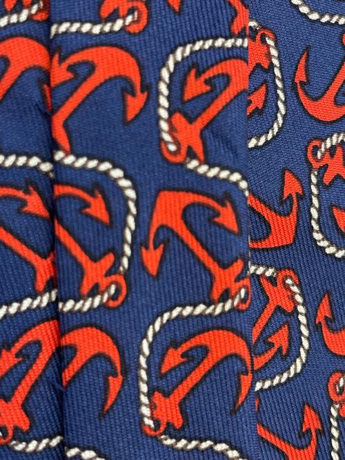 HERMES（エルメス）HERMES (エルメス) ネクタイ ネイビー サイズ:-の古着・服飾アイテム