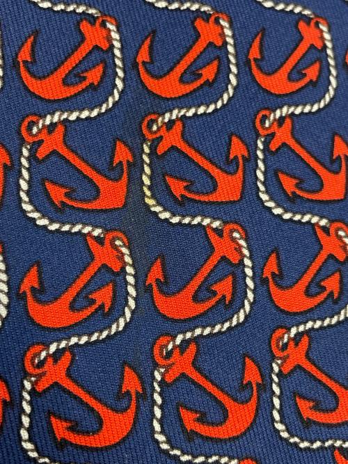 HERMES（エルメス）HERMES (エルメス) ネクタイ ネイビー サイズ:-の古着・服飾アイテム