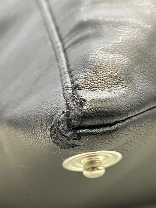 MM6 Maison Margiela（エムエムシックスメゾンマルジェラ）MM6 Maison Margiela (エムエムシックスメゾンマルジェラ) ハンドバッグ ブラックの古着・服飾アイテム