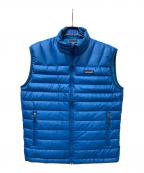 Patagoniaパタゴニア）の古着「グースダウンベスト」｜ブルー