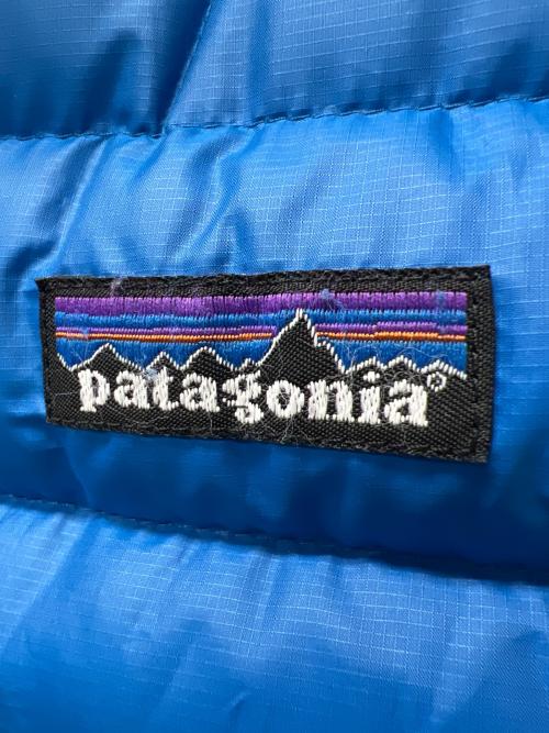 Patagonia（パタゴニア）Patagonia (パタゴニア) グースダウンベスト ブルー サイズ:Mの古着・服飾アイテム