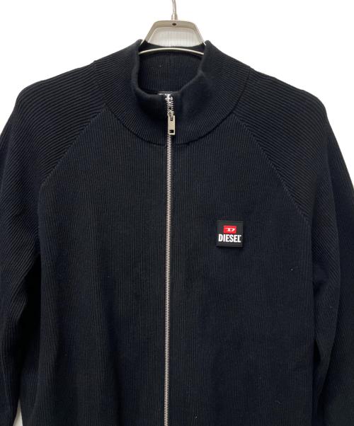 DIESEL（ディーゼル）DIESEL (ディーゼル) ドライバーズニット ブラック サイズ:Ｌの古着・服飾アイテム