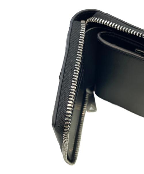 BOTTEGA VENETA（ボッテガベネタ）BOTTEGA VENETA (ボッテガベネタ) 2つ折り財布 ブラックの古着・服飾アイテム